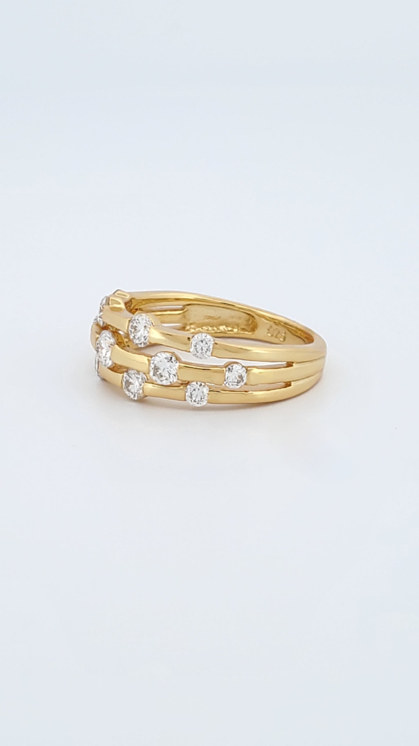 Moissanite Ring 925 Sterling Silver