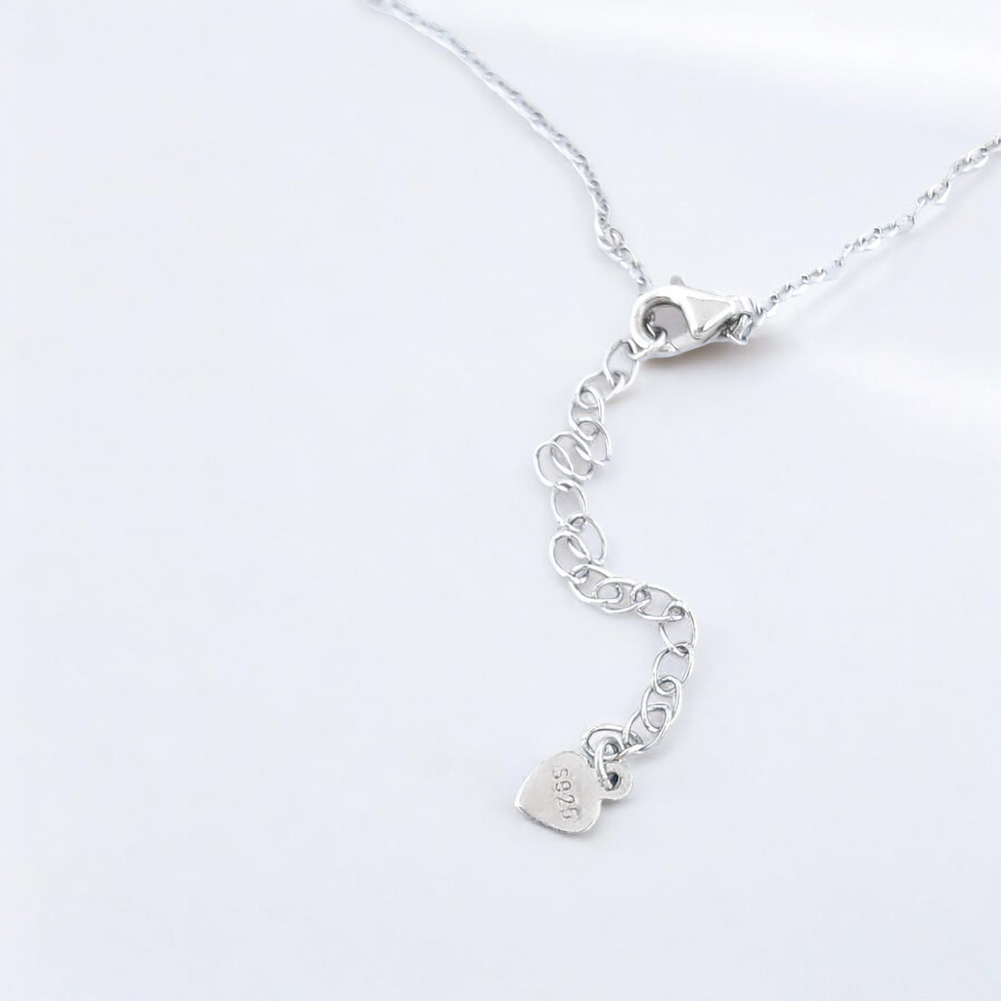 2ct Heart Cut Moissanite Pendant 925 Sterling Silver